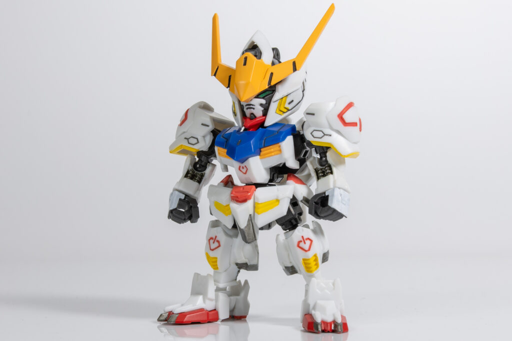AKリアルカラーマーカーで部分塗装をした後のガンダム・バルバトス